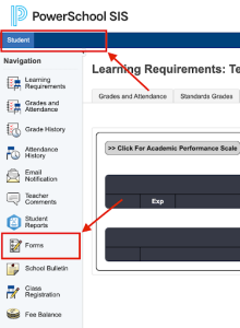 PowerSchool Step 3 Returning Students Step 5 New Students