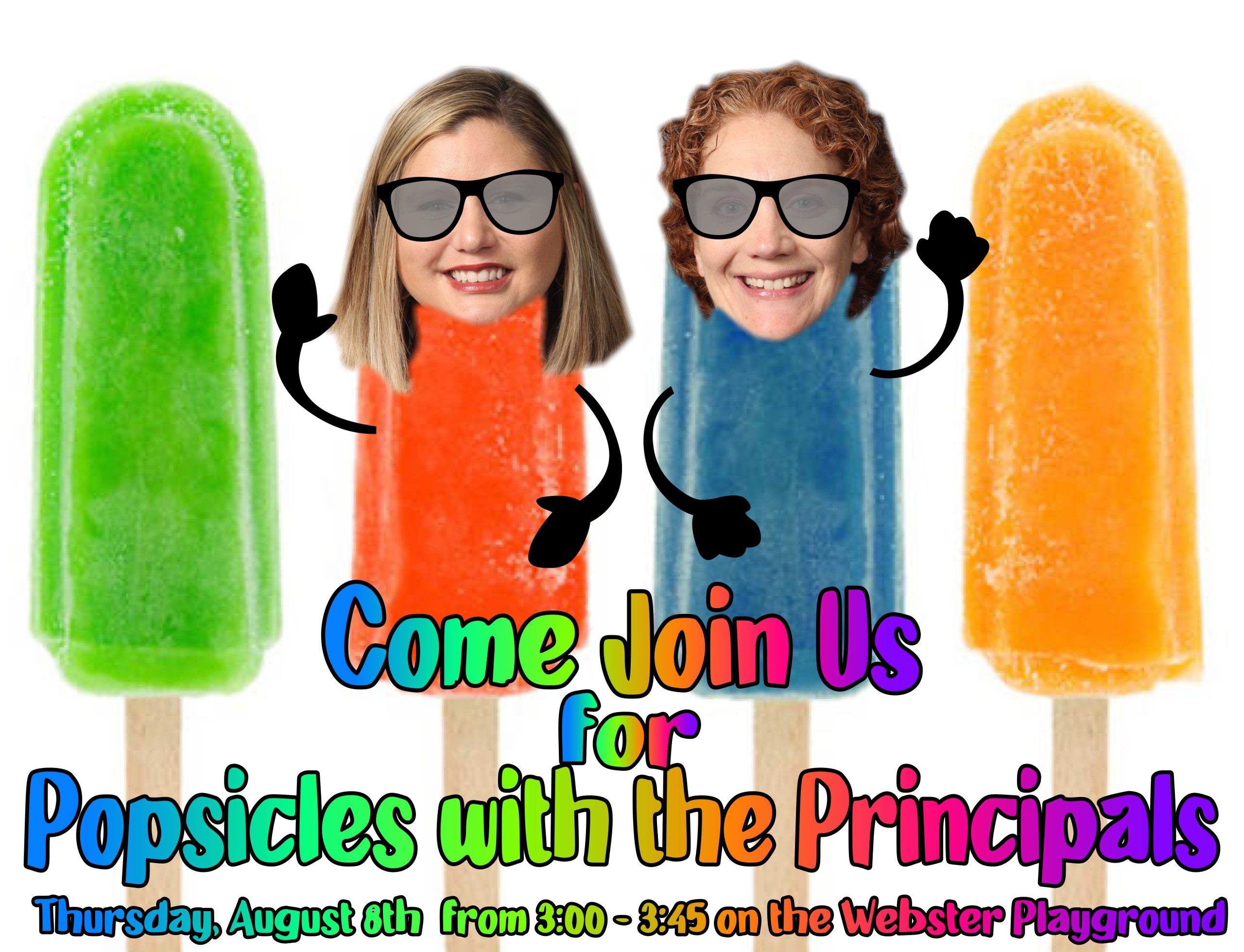 Popsicles with the Principals